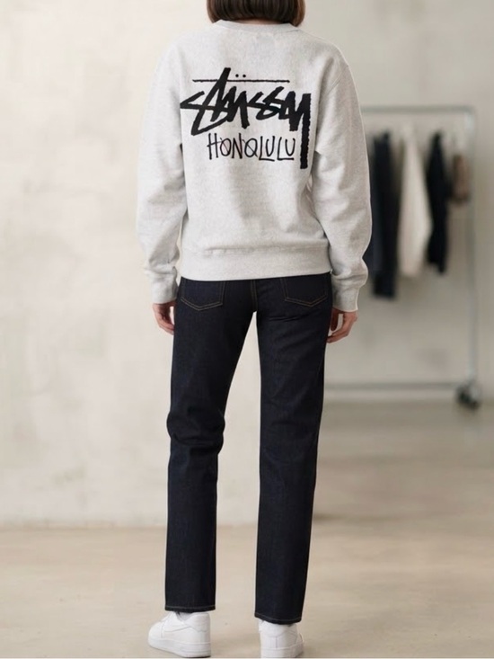Stussy Other - BNWT Honolulu Exclusive Stussy Light Gray Crewneck Sweater
